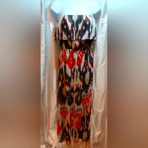 LAmade Dress Strapless Maxi Vintage Colorful Red Black White Canada Casual Party